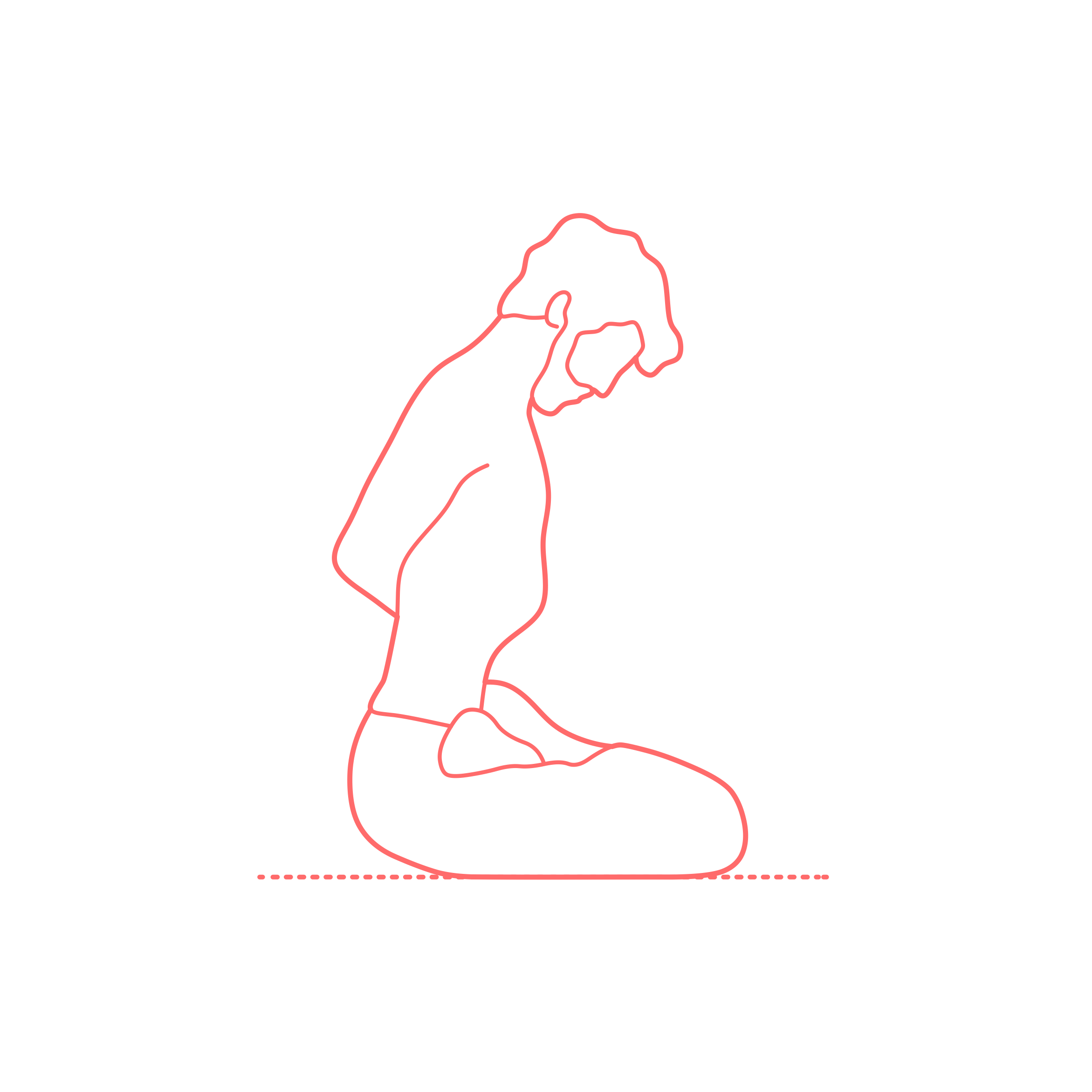 Humans Yoga Poses Net Bearer Bond Pose Outline Icon Svg Set Free Vectors